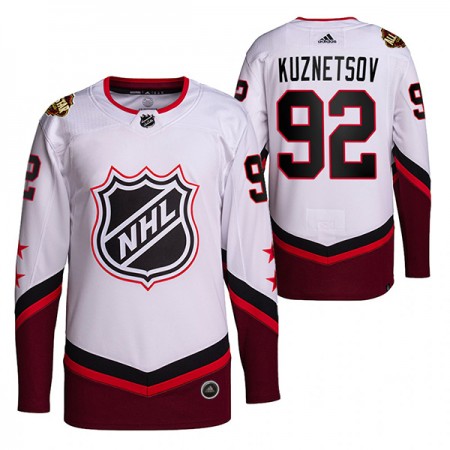 Washington Capitals Dresy Evgeny Kuznetsov 92 2022 NHL All-Star Bílý Authentic - Pánské